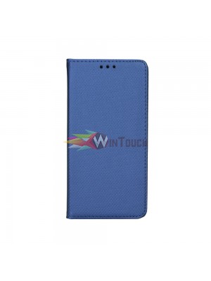 Smart Case Book - SAMSUNG Galaxy A5 2018 / A8 2018 Blue Navy Αξεσουάρ Smart Case Book - SAMSUNG Galaxy A5 2018 / A8 2018 Blue Navy Αξεσουάρ